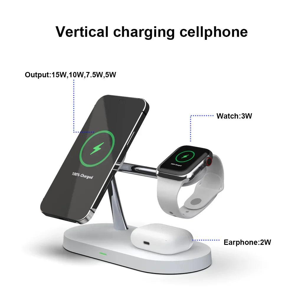 Fast wireless charging stand for iPhone and other devices with quick charging support - Gadgets Bolt