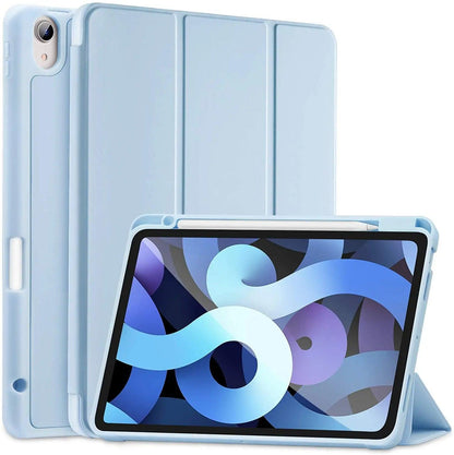 iPad Air 11 clear case with stand, offering durable protection and easy viewing angles - Gadgets Bolt