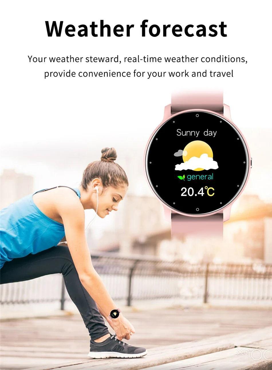 Smart fitness waterproof watch with activity tracking, heart rate monitor, and multi-sport modes - Gadgets Bolt