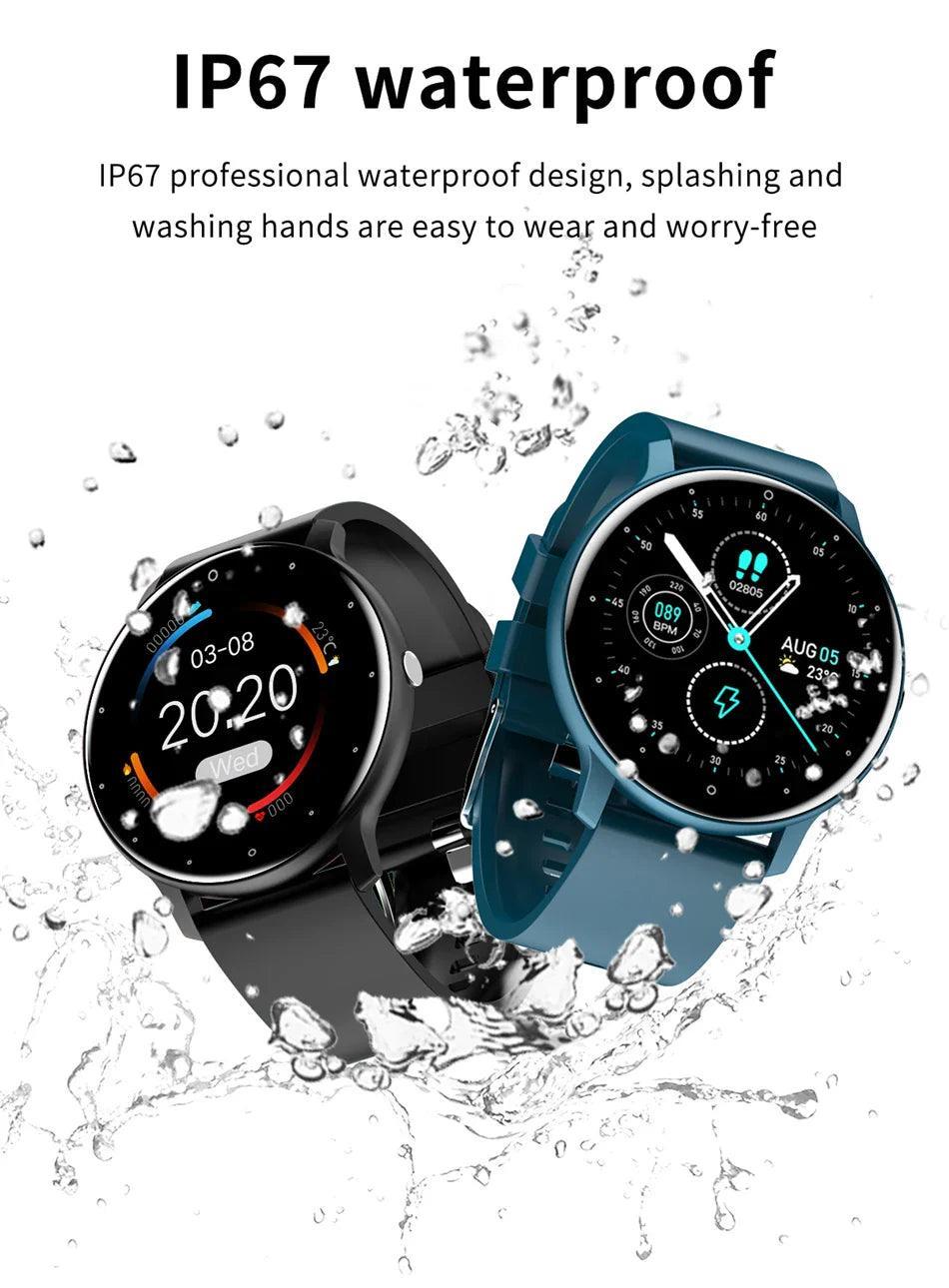 Smart fitness waterproof watch with activity tracking, heart rate monitor, and multi-sport modes - Gadgets Bolt