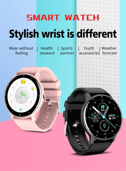 Smart fitness waterproof watch with activity tracking, heart rate monitor, and multi-sport modes - Gadgets Bolt