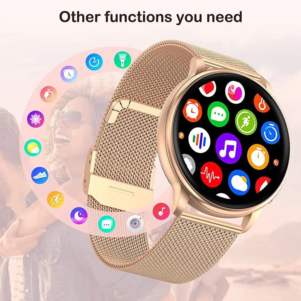 Smartwatch for Men and Women – Bluetooth Calls, Fitness Tracking, and Heart Rate Monitoring