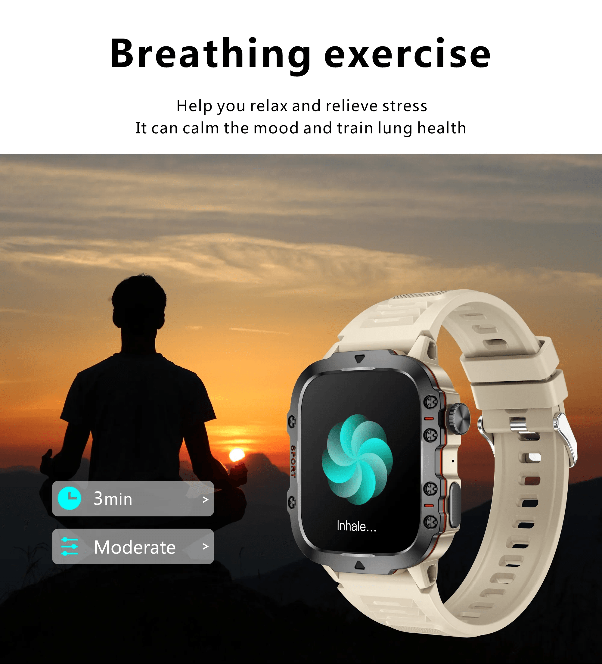 Waterproof smartwatch with fitness tracking, heart rate monitor, and customizable watch faces - Gadgets Bolt