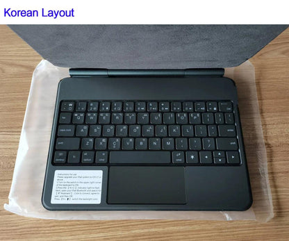 Magic Keyboard for iPad with backlit keys, multi-touch trackpad, and floating design - Gadgets Bolt