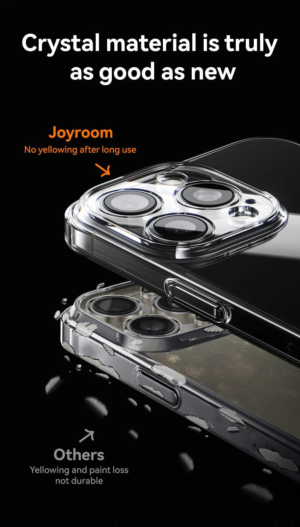 iPhone 16 Pro Max crystal clear case with scratch-resistant design - Gadgets Bolt