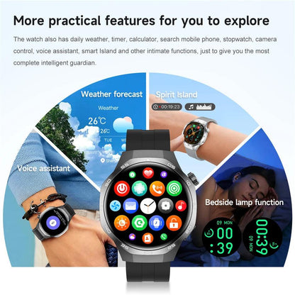 2025 GT5 Pro Smart Watch with Bluetooth call, GPS, and NFC features - Gadgets Bolt