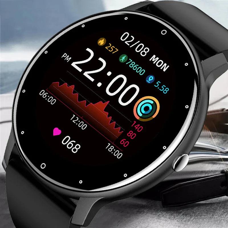 Smart fitness waterproof watch with activity tracking, heart rate monitor, and multi-sport modes - Gadgets Bolt