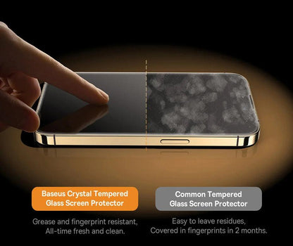 iPhone screen protector with cleaning kit for scratch-resistant, bubble-free protection - Gadgets Bolt