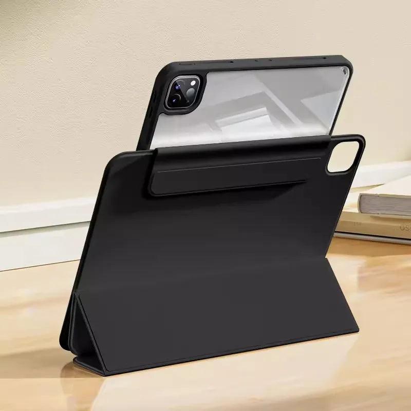 Magnetic Detachable iPad Case for easy access and protection.