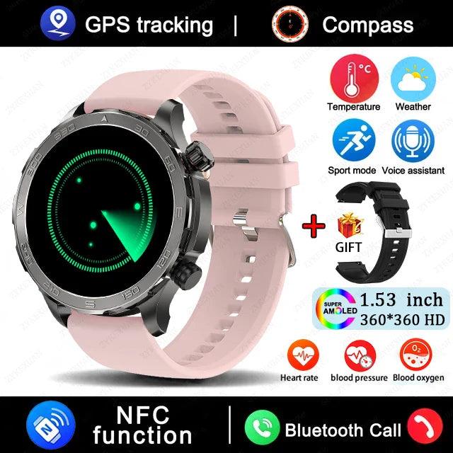 Smartwatch for men with fitness tracking, heart rate monitor, and customizable watch faces - Gadgets Bolt