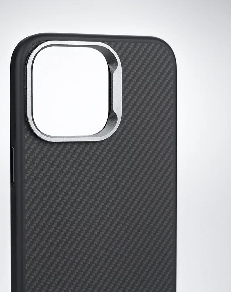 Luxury carbon fiber phone case with sleek design and premium protection for iPhone - Gadgets Bolt