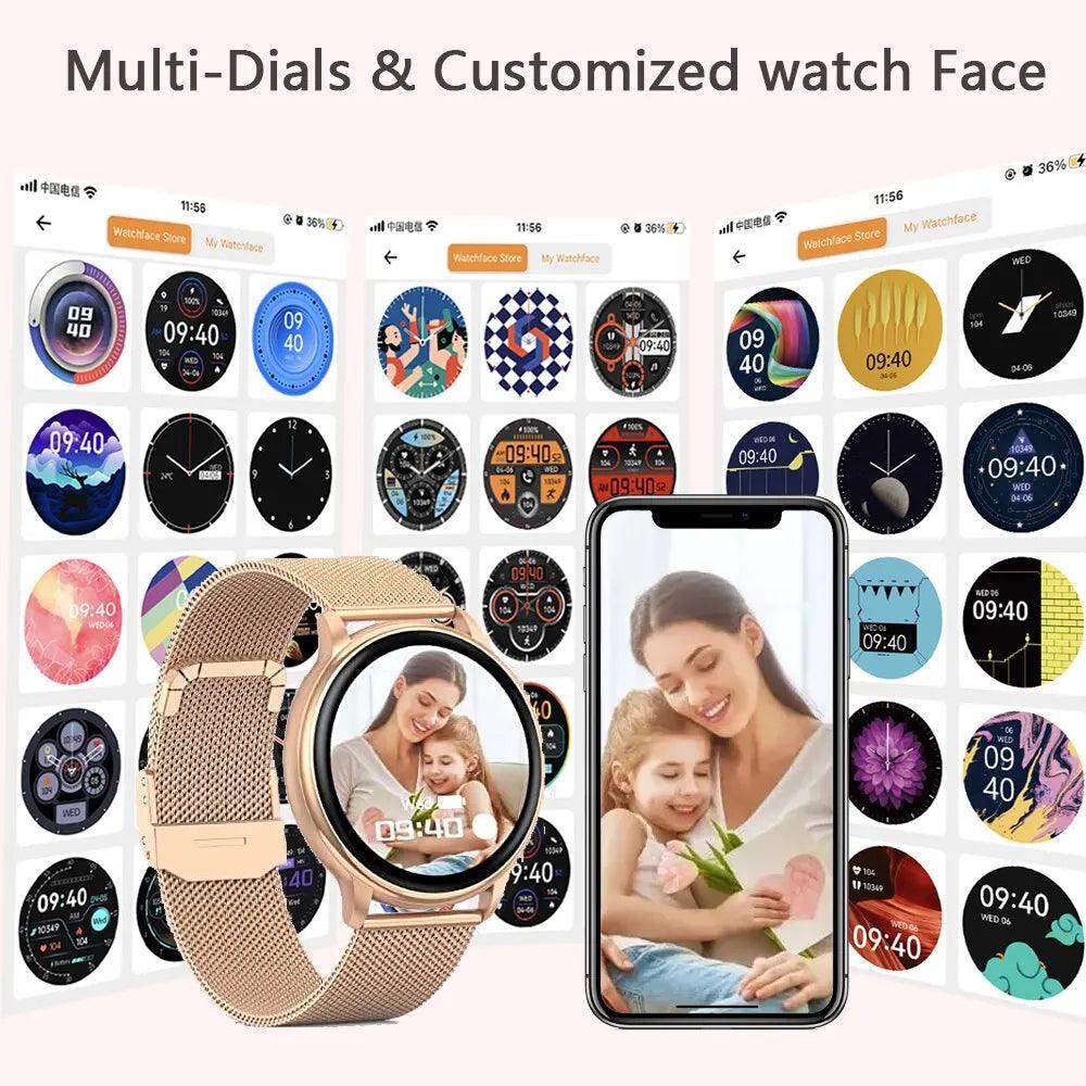 Smartwatch for Men and Women – Bluetooth Calls, Fitness Tracking, and Heart Rate Monitoring