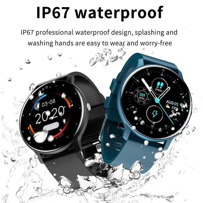 Smart fitness waterproof watch with activity tracking, heart rate monitor, and multi-sport modes - Gadgets Bolt