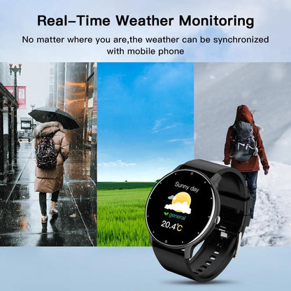 Smart fitness waterproof watch with activity tracking, heart rate monitor, and multi-sport modes - Gadgets Bolt