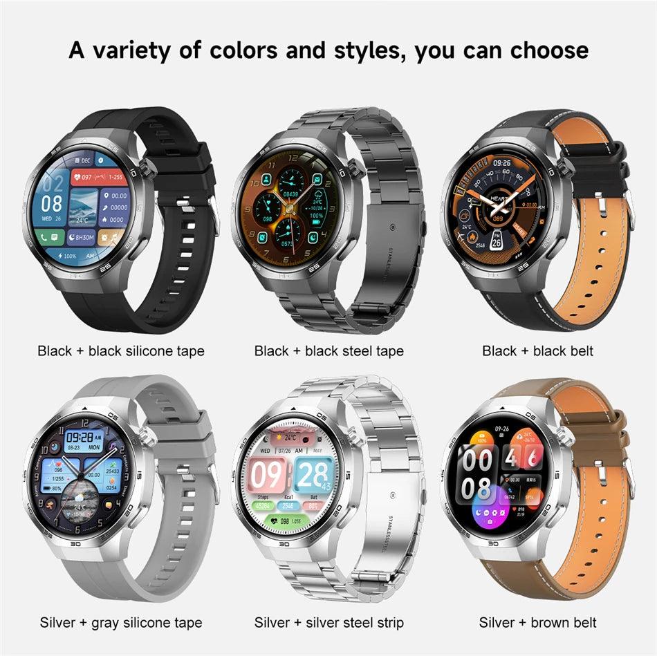 2025 GT5 Pro Smart Watch with Bluetooth call, GPS, and NFC features - Gadgets Bolt