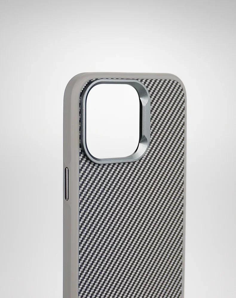 Luxury carbon fiber phone case with sleek design and premium protection for iPhone - Gadgets Bolt