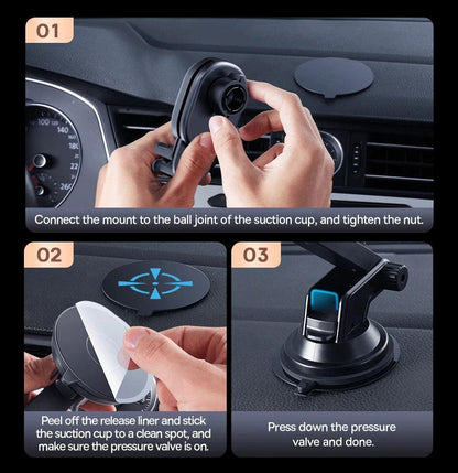 Wireless Car Charger, Car Phone Holder, Phone Mount, Wireless Charging Pad, Car Accessories, Mobile Holder