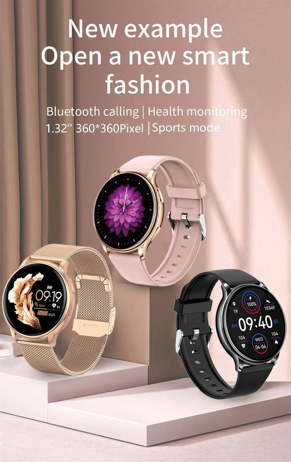 Smartwatch for Men and Women – Bluetooth Calls, Fitness Tracking, and Heart Rate Monitoring