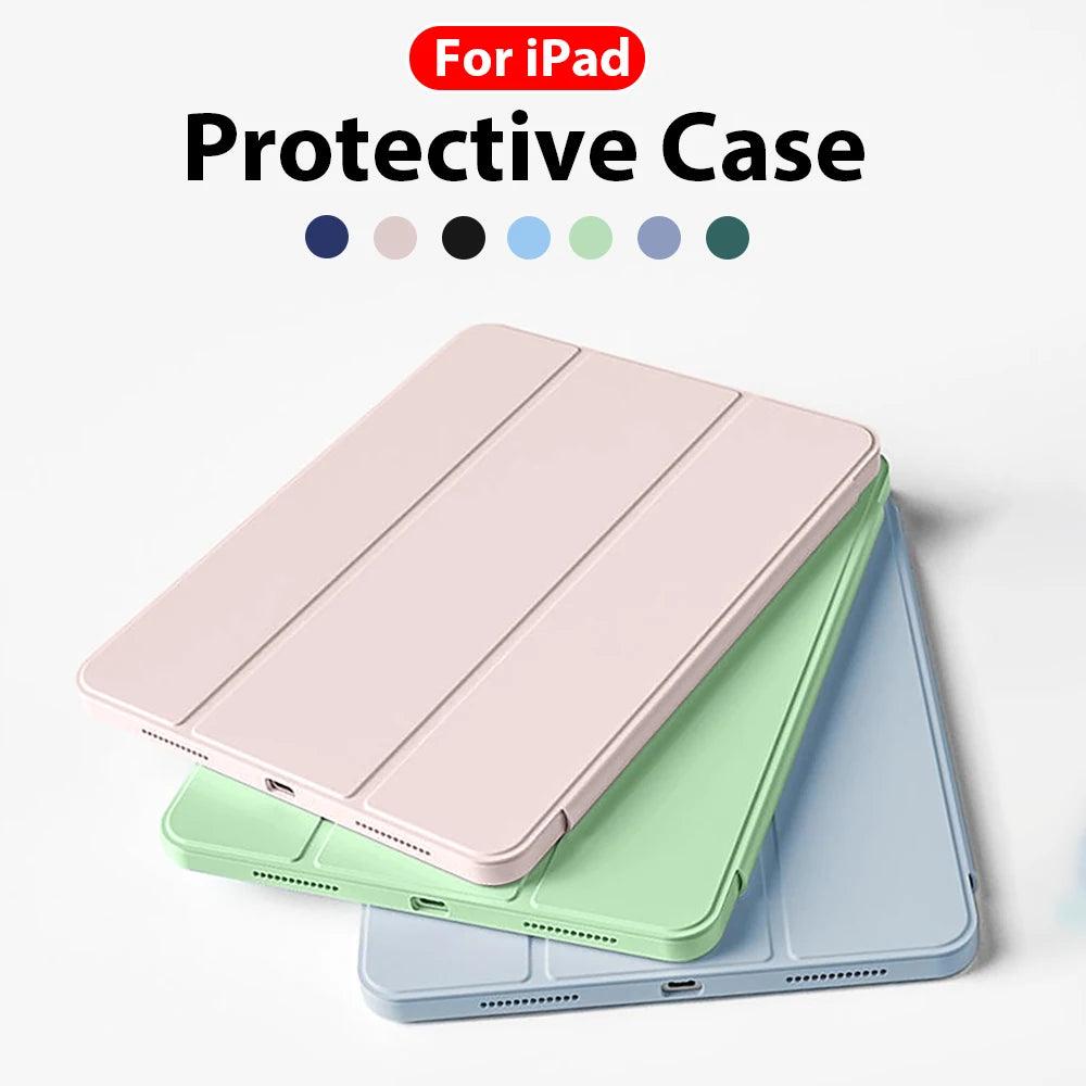 Clear iPad Case for iPad 11, 12.9, and 10.2 Models