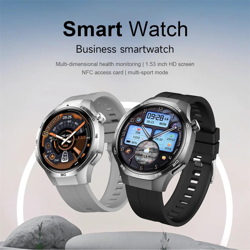 2025 GT5 Pro Smart Watch with Bluetooth call, GPS, and NFC features - Gadgets Bolt