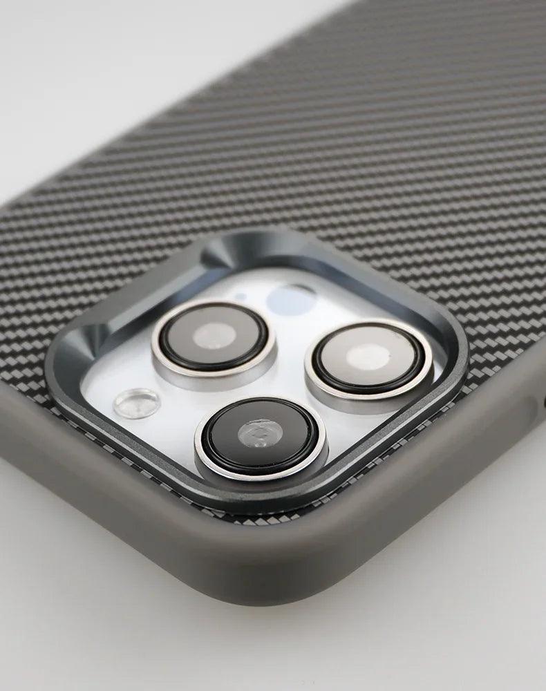 Luxury carbon fiber phone case with sleek design and premium protection for iPhone - Gadgets Bolt