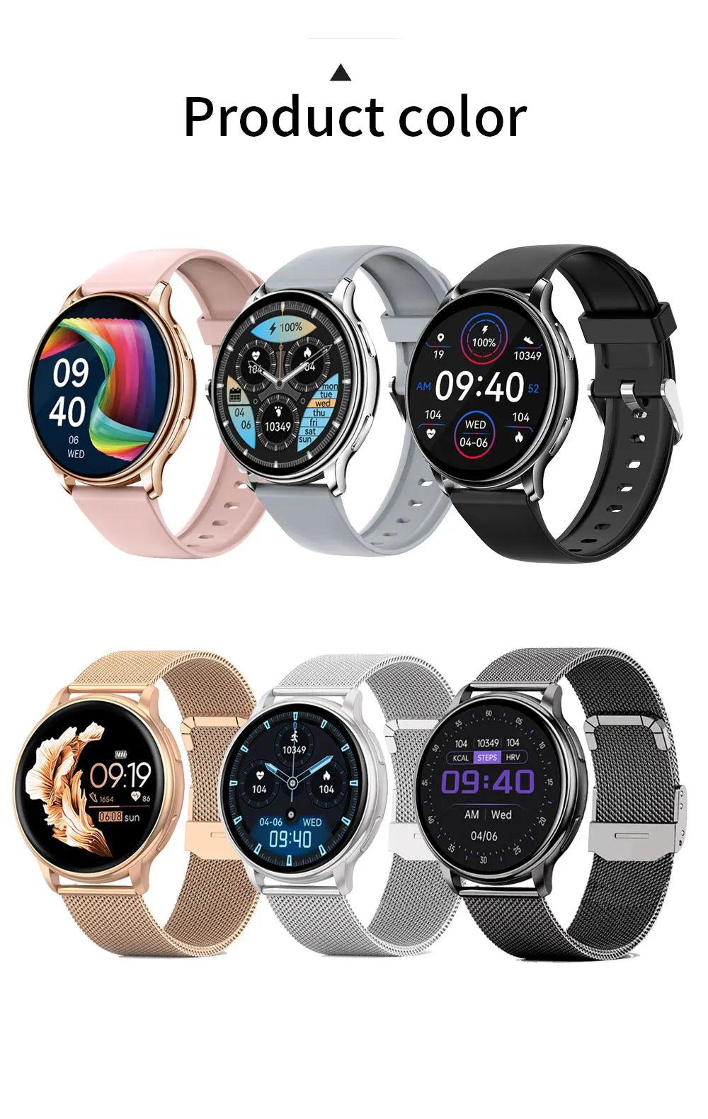 Smartwatch for Men and Women – Bluetooth Calls, Fitness Tracking, and Heart Rate Monitoring