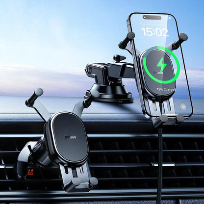 Wireless Car Charger, Car Phone Holder, Phone Mount, Wireless Charging Pad, Car Accessories, Mobile Holder