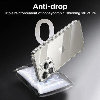 iPhone 16 Pro Max crystal clear case with scratch-resistant design - Gadgets Bolt