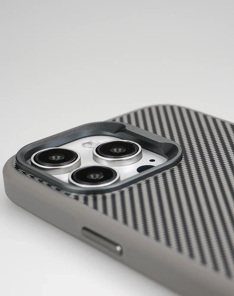 Luxury carbon fiber phone case with sleek design and premium protection for iPhone - Gadgets Bolt