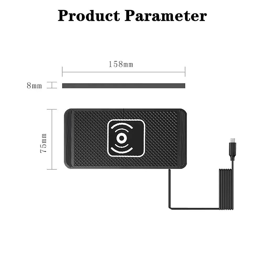 Wireless Car Charger, Car Phone Mount, Wireless Charging Pad, Phone Holder, Car Accessories