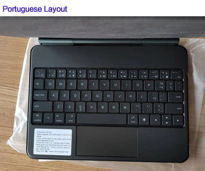 Magic Keyboard for iPad with backlit keys, multi-touch trackpad, and floating design - Gadgets Bolt