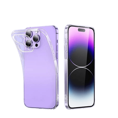 Clear phone case for iPhone with shockproof protection and slim, transparent design - Gadgets Bolt