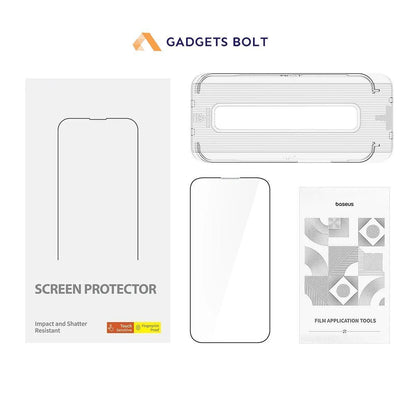 iPhone screen protector with cleaning kit for scratch-resistant, bubble-free protection - Gadgets Bolt